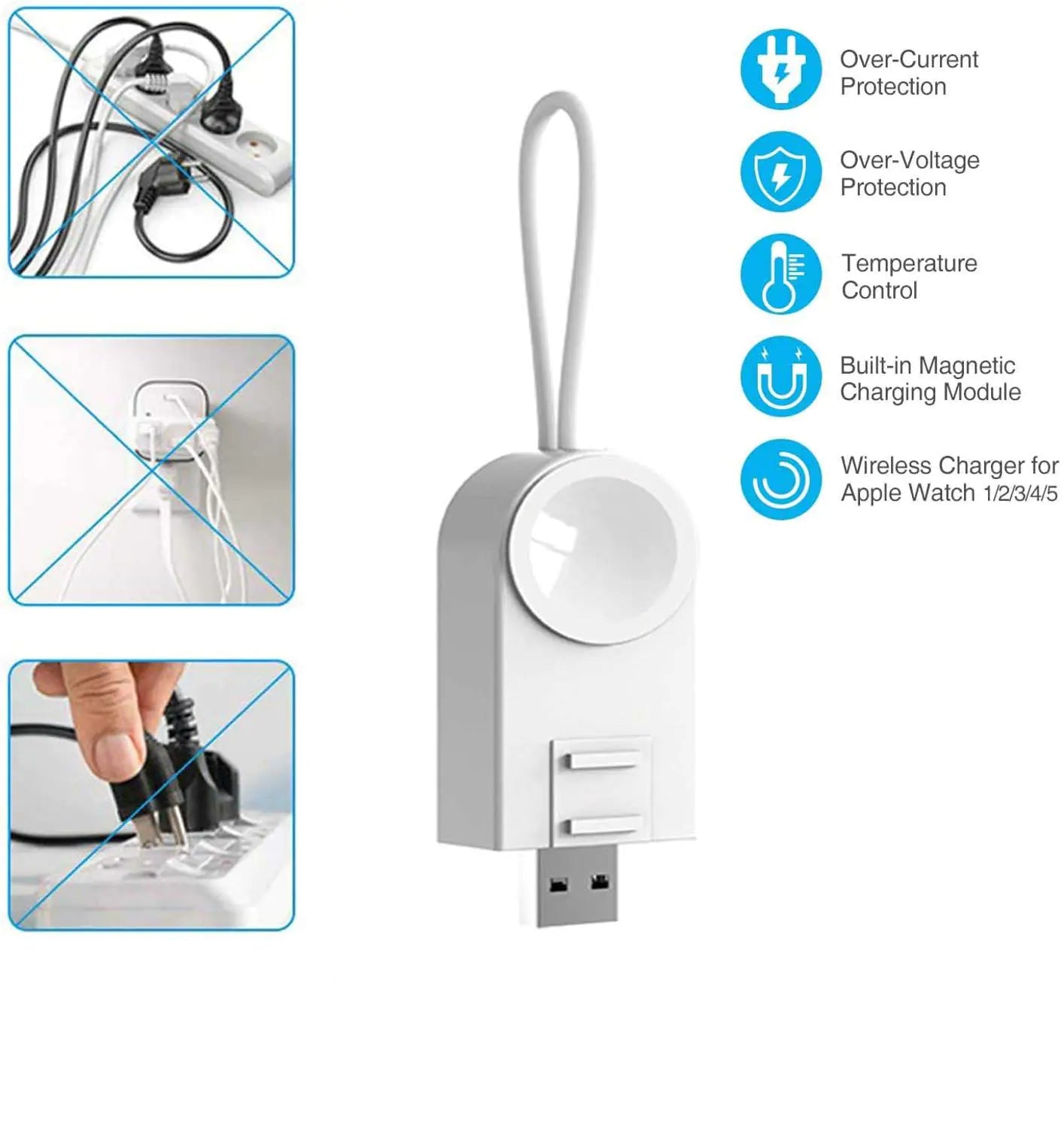 2-in-1 iWatch Wireless Charger and Stand for iPhone