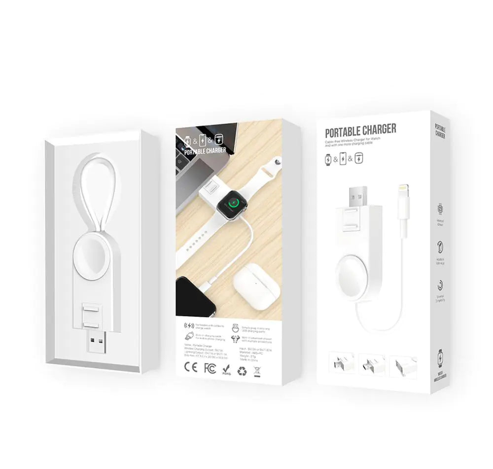2-in-1 iWatch Wireless Charger and Stand for iPhone