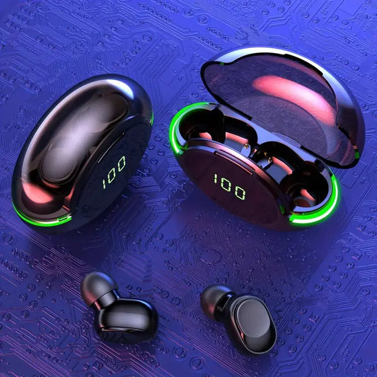 Auriculares TWS Inalámbricos Estéreo con Luz RGB y Resistencia al Agua IPX4