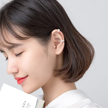 Ailuoqi S925 Silver Crown Ear Studs for Girls